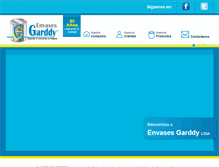 Tablet Screenshot of envasesgarddy.com